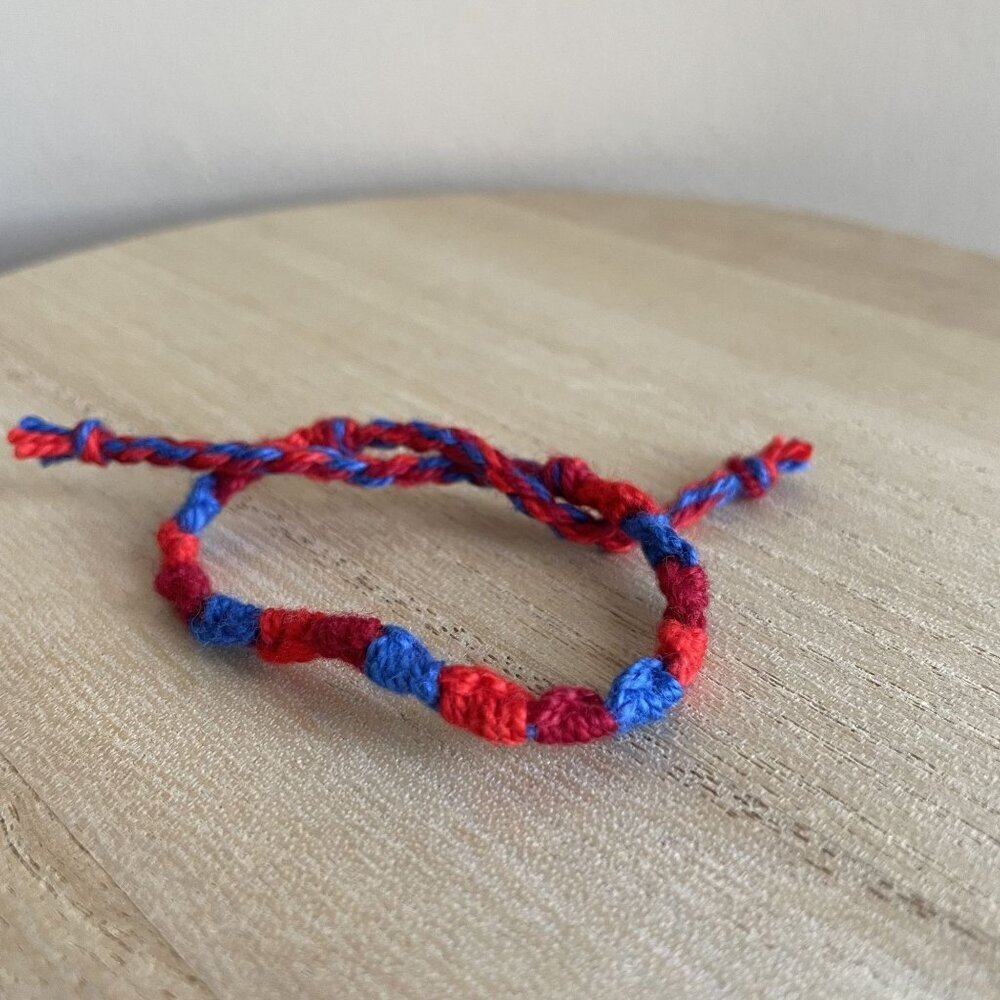 Helia Bracelet, anklet, trendy, comfortable, tie, embroidery thread, woven, gift